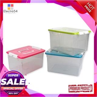 ไพโอเนีย กล่องเหลี่ยมกลาง มีหูหิ้ว รุ่น PN3405Plastic Container with Handle #PN3405