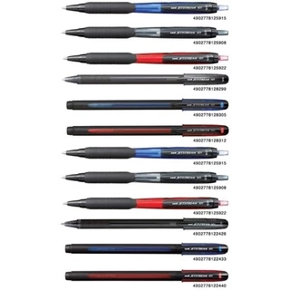 ปากกาลูกลื่น UNI Jetstream SXN-101 0.5 / 0.7 , แบบกด / ปลอก , สี น้ำเงิน / ดำ / แดง