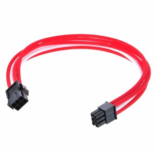 MADDNESS CABLE 6 PIN PCI-E VGA WHITE/RED #1147