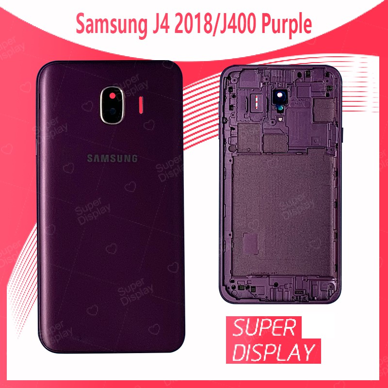 Samsung J4 2018/J400 อะไหล่บอดี้ เคสกลางพร้อมฝาหลัง Body For samsung j4 2018/j400 Super Display