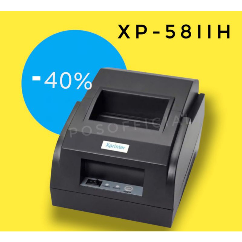 เครื่องพิมพ์ใบเสร็จ​ Xprinter​ รุ่น​ XP-58IIH