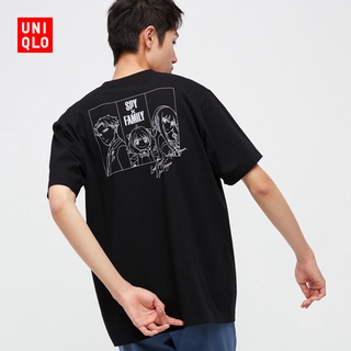 Uniqlo UT เสื้อยืดแขนสั้น พิมพ์ลายอนิเมะ Spy Play House สําหรับผู้ชาย ผู้หญิง 451356