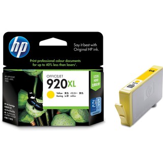 ตลับหมึก สีเหลือง HP 920XL High Yield Yellow Ink Cartridge (CD974AA)