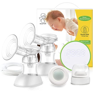 Double electric breast pump เครื่องปั๊มนมไฟฟ้า แบบปั๊มคู่ เครื่องปั๊มนม ระบบสัมผัส ปั๊มนม 8 เกียร์สามารถปรับได้