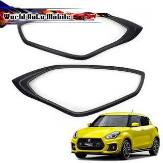 ครอบไฟหน้า ดำด้าน Suzuki  Swift Hatchback ปี 2018 - 2019