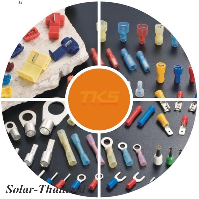 หางปลากลม คอร์ดเอ็น แบบมีฉนวน สำหรับสายไฟ ขนาด 10.0 Sq.mm (สีน้ำเงิน แพค 100 ชิ้น) รุ่น E10-12-B - รูปที่ 4