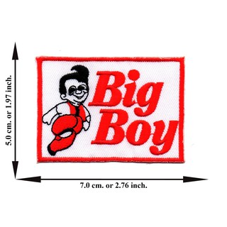 ตัดรีด ตัวรีดติดเสื้อ อาร์มปัก ติดเสื้อปัก ปักเสื้อ DIYลาย BIG BOY