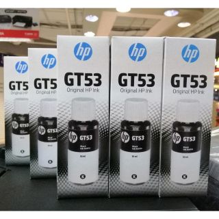 หมึกแท้ HP GT53 (รุ่นใหม่)​ สีดำ 90 ml. 1ขวด (ของแท้ศูนย์) บรรจุกล่อง For  HP DeskJet GT 5810/5820