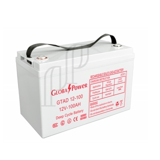 แบตเตอรี่โซล่าเซลล์ Global Power Deep cycle 12V 100AH สำหรับสำรองไฟ UPS ไฟฉุกเฉิน โซล่าเซลล์ Solar cell และอุปกรณ์ไฟฟ้า