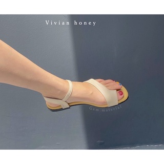 Code : GEME865 ลด60฿ ทุกออเดอร์ ” Vivian รุ่นรัดข้อเท้าใส่ง่ายแค่เกี่ยวขอ ทรงสวย รองเท้าทรงเกาหลี