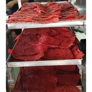 หมูแผ่นรมควันสูตรสิงคโปร์แบบแพค500กรัม