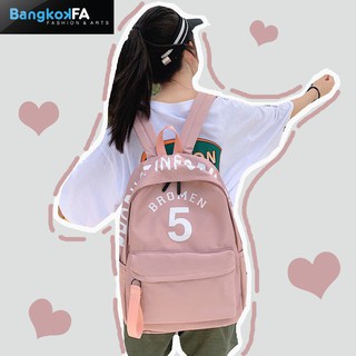 bangkoklist(BA1109) -D3 กระเป๋าเป้แฟชั่นใบใหญ่หลากสีสดใส
