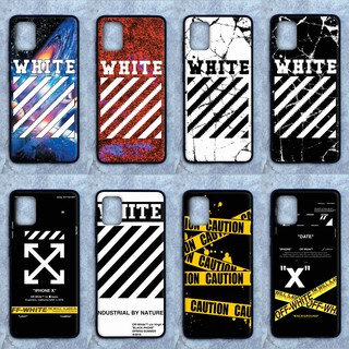 เคส  Samsung  A51  ลาย WHITE  ขอบนิ่มหลังแข็ง เคสมือถือ เคสโทรศัพท์ Case