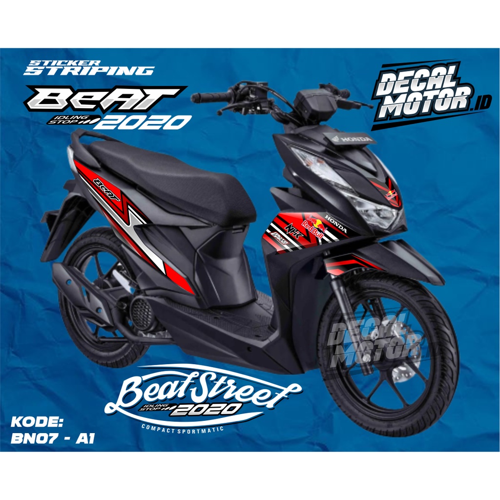 Beat New 2020 2021 Motorcycle Striping - Beat New Matrix Racing Motif Sticker - BN07