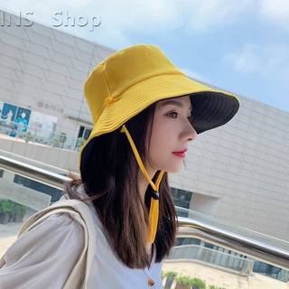 INS หมวกกันแดด สไตล์เกาหลี แฟชั่นฤดูร้อน Sun visor