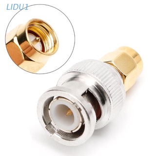 Lidu1 Sma-Bnc-Jj Rf Coaxial อะแดปเตอร์ Sma Male To Bnc ปลั๊กเสียบตรงสําหรับตัวผู้และผู้ชาย