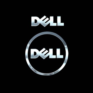 [Super Exquisite Metal Sticker] DELL DELL Round Phone LOGO Logo Metal Sticker Tablet Laptop Metal Sticker