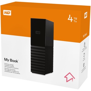 4 TB HDD EXT 3.5" (ฮาร์ดดิสก์ภายนอก) WD MY BOOK (WDBBGB0040HBK)