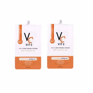 VC Vit C Whitening Cream 7 g. (1ซอง) วีซี วิตซี ไวท์เทนนิ่ง ครีม (แบบซอง)