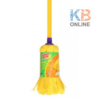 ไม้ถูพื้นสีเหลือง 3M 7x9x150 นิ้ว Scotch-Brite Yellow Mop  3M 7x9 inch