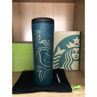 Starbucks กระบอกน้ำสแตนเลส Teal Siren 16oz.