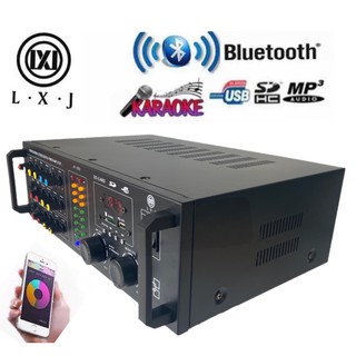 LXJ เครื่องแอมป์ขยายเสียง BLUETOOTH USB MP3 SD CARD FMรุ่น LXJ AV-3022