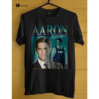 เสื้อยืด ผ้าฝ้าย พิมพ์ลาย Aaron Hotchner สไตล์วินเทจย้อนยุค สําหรับผู้ชาย และผู้หญิงS-5XL