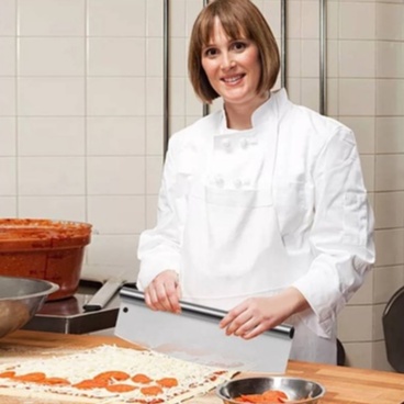 ที่ตัดขนม  มีดตัดอเนกประสงค์ ที่ตัดพิซซ่าขนาดใหญ่สแตนเลส 430 (Pizza Knife) พร้อมฝาครอบ ยาว 14 นิ้ว - รูปที่ 4