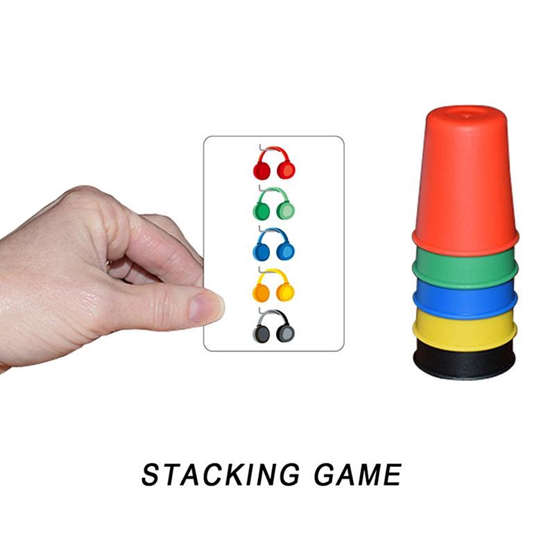 Quick Cups เกมเรียงแก้วสี ตามการ์ดสำหรับเด็ก