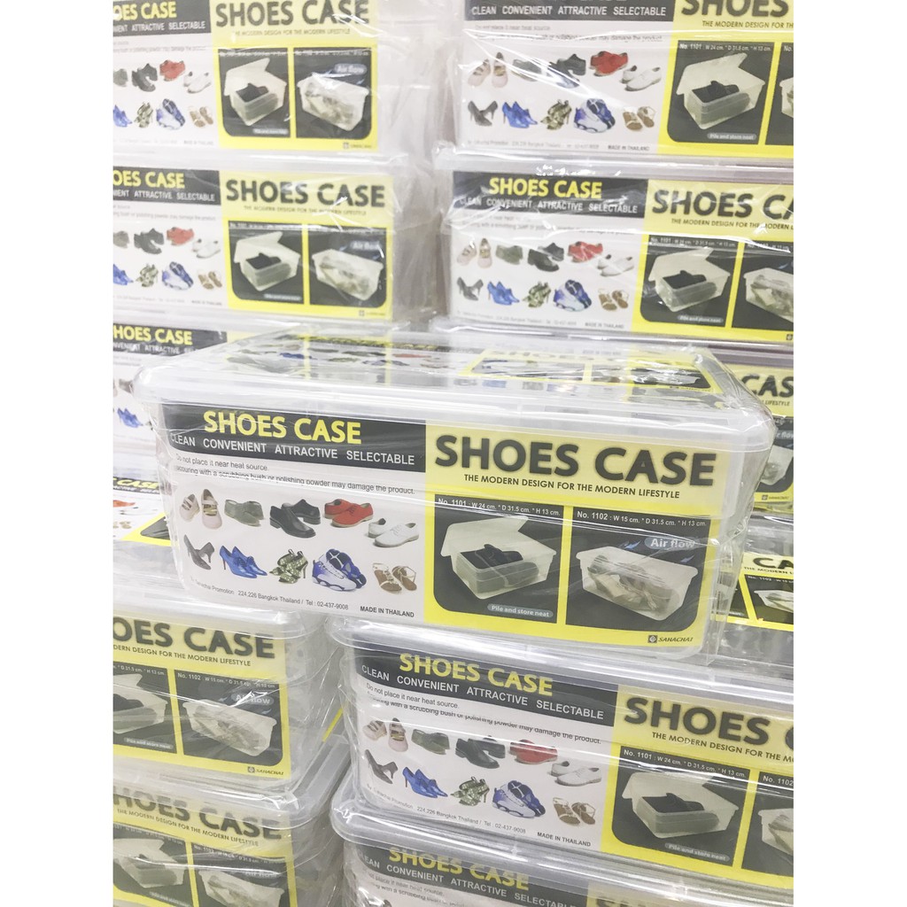 [No.1101] กล่องเก็บรองเท้าผู้ชาย ขนาด 24x31.5x13ซม. กล่องรองเท้า Shoes Case