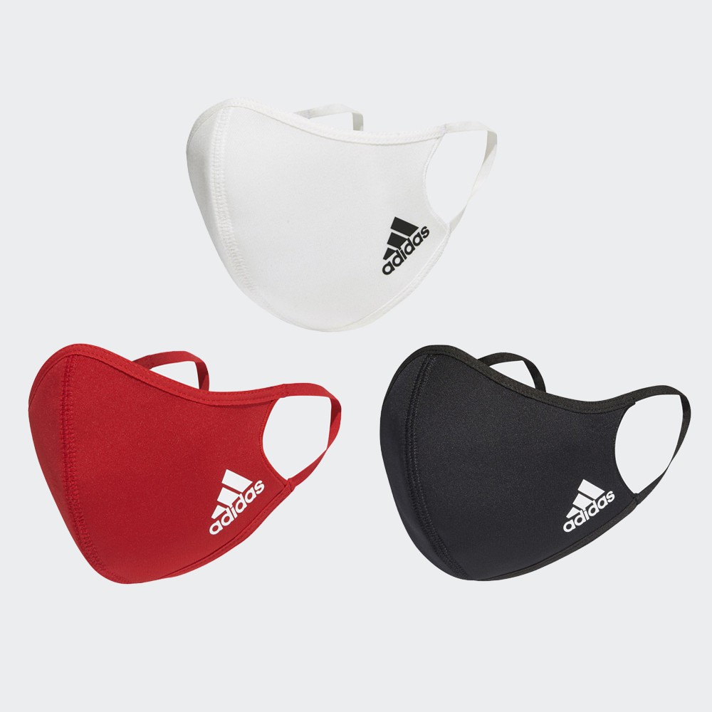 Adidas หน้ากากอนามัย Face Covers 3-Pack M/L (3สี)