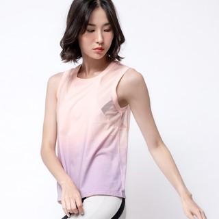 TA ACTIVE MESH SHOULDER TANK เสื้อคอกลม แขนกุด