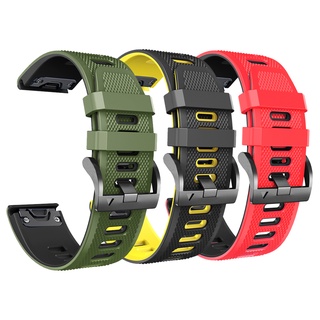 สายนาฬิกาข้อมือซิลิโคน ประดับเพชร ปลดไว สําหรับ Garmin D2 Bravo D2 Charlie D2 Delta PX 22 มม. 26 มม.