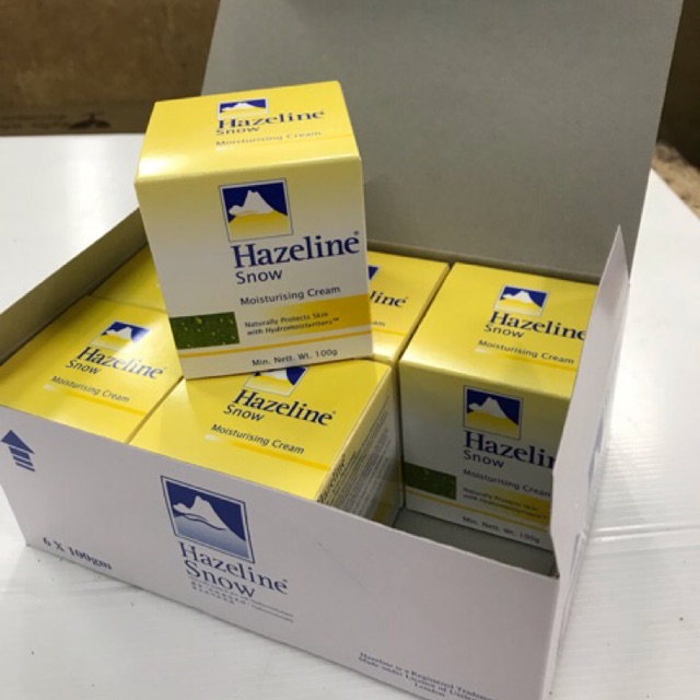 Hazeline snow ยกกล่อง 1กล่อง/6ขวด 100g ราคาส่ง!!