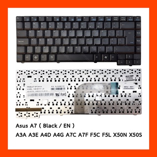 Keyboard Asus A7 Black UK (Big Enter) แป้นอังกฤษ ฟรีสติกเกอร์ ไทย-อังกฤษ