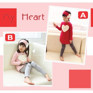 เสื้อผ้าเด็ก MyHeart ชุดSet3ชิ้น เสื้อ+กางเกง+ผ้าคาดผม