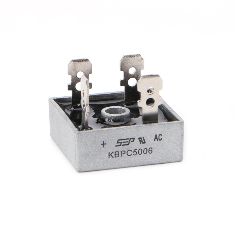 Yoo KBPC5006 Power Bridge Rectifier 50A 600V โลหะสําหรับกรณีไดโอดสะพานควบคุม Sin