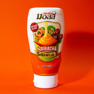 MOLLY Sriracha Mayoน้ำสลัดมอลลี่ ศรีราชา มาโย 320 กรัม