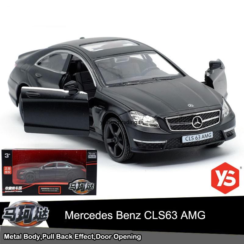 1:36 สเกล B.e.n.z AMG C63 ถงองเล่นเหล็กผสม