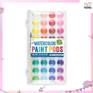 Lil Water Color Paintpods สีน้ำ 36 สี ปลอดสารพิษ สำหรับเด็ก  แถมพู่กัน1ด้าม นำเข้าจากอเมริกา🇱🇷