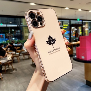 เคสโทรศัพท์มือถือ TPU แบบบางพิเศษ ลายใบเมเปิ้ล 6D สําหรับ Realme GT Master Edition GT Neo2 Neo3 8i 9i 8 9 Pro Plus