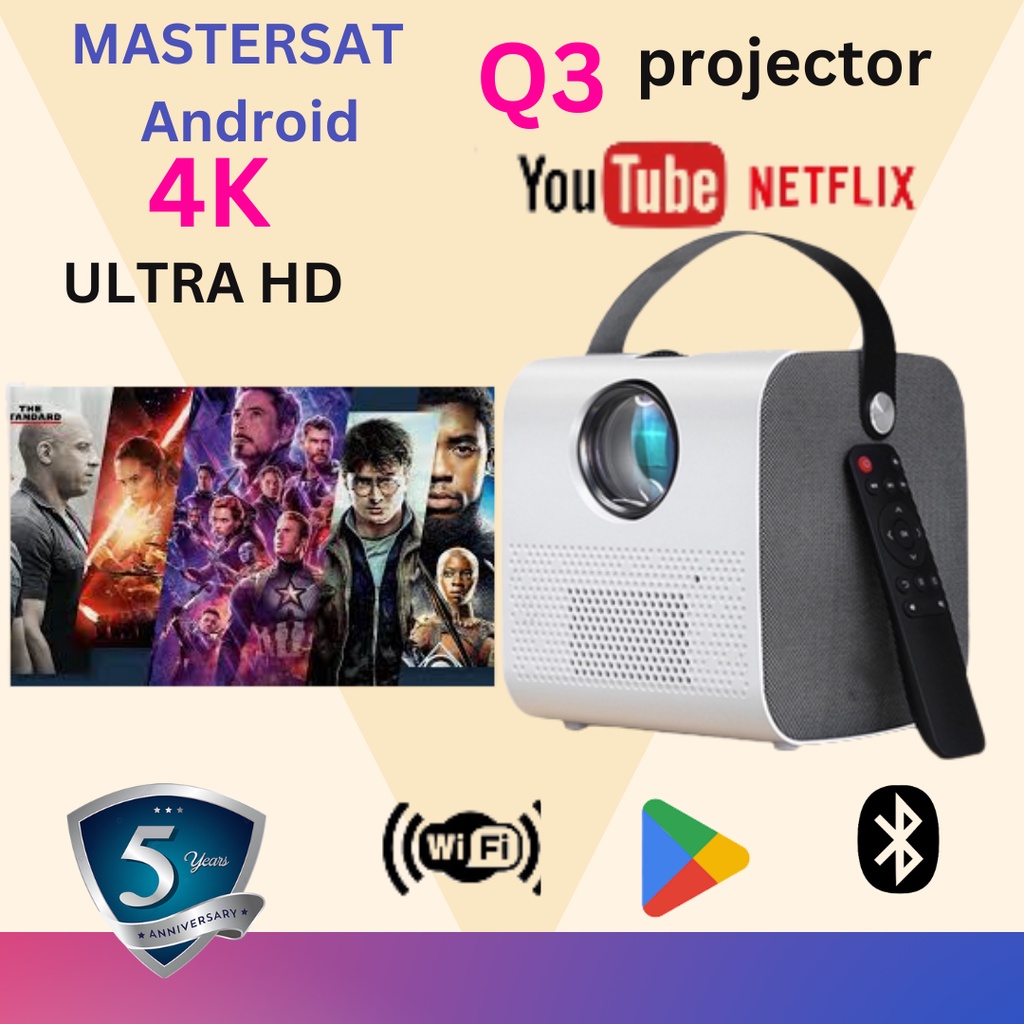 mastersat-android-full-hd-4k-projector-720p-q3-7500-lumens