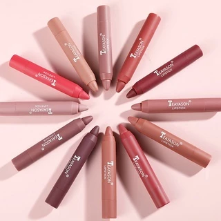 ลิปสติก เนื้อแมตต์กํามะหยี่ 12 สี กันน้ํา ติดทนนาน สีนู้ด ติดบนแก้ว ลิปทินท์ ปากกาแต่งหน้า เครื่องมือแต่งหน้าประจําวัน