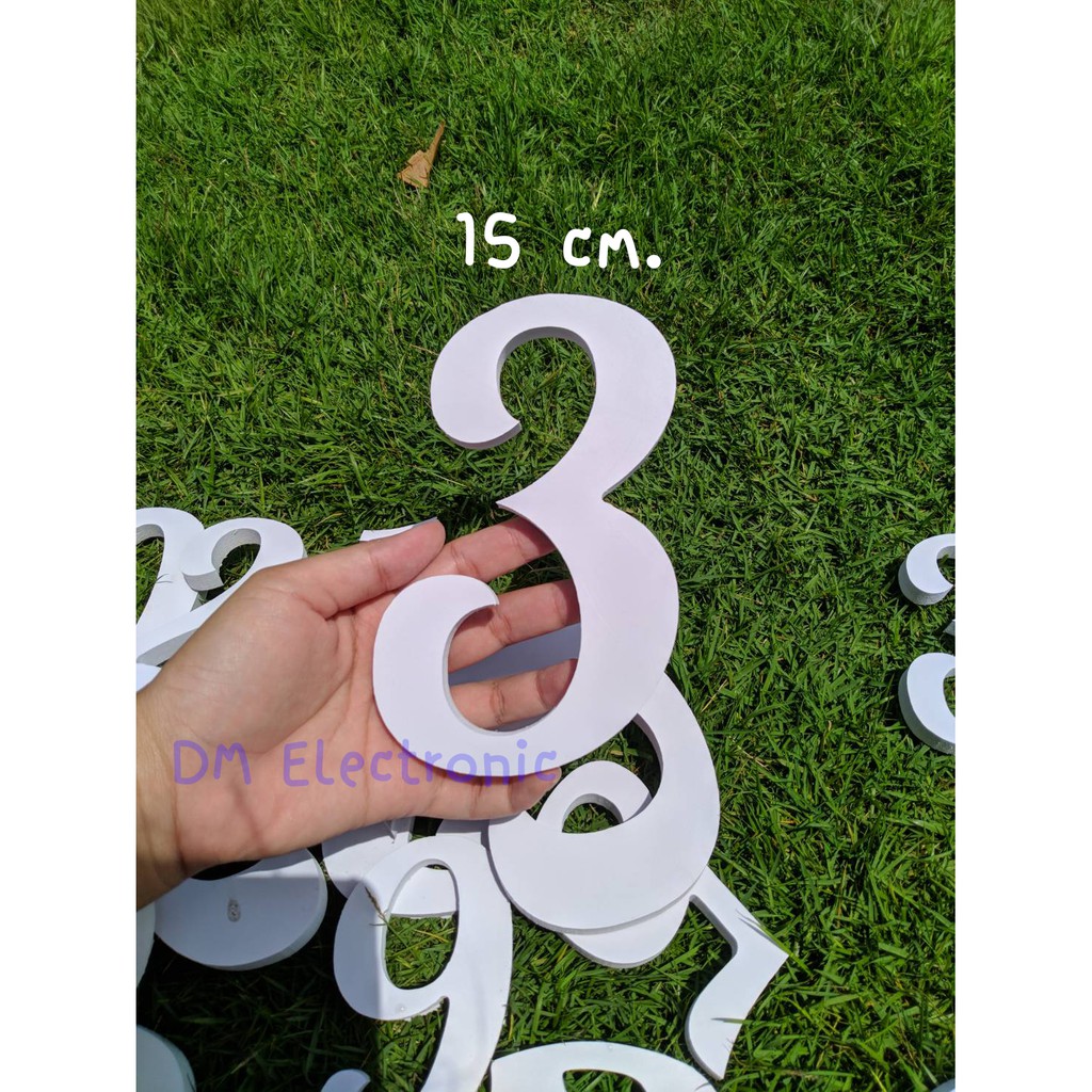 ตัวอักษรพลาสวูด เริ่มต้น 9 บาท ขนาด 10-30 cm ความหนา 5-10 มม มีฟ้อนมีแบบให้เลือก จัด่สงไว - รูปที่ 3