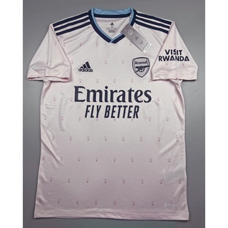 เสื้อบอล แฟนบอล อาเซนอล เยือนสาม สีชมพู 2022-23 Arsenal Third 2022