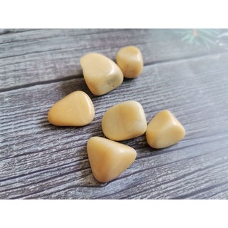 เยลโล่อเวนเจอรีน หินขัดมัน หินแท้ Yellow Aventurine อเวนจูรีน