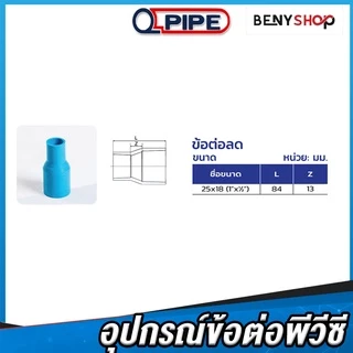 ข้อต่อพีวีซี PVC 1/2, 3/4, 1นิ้ว, 4-6หุน ตรา QUALITY PIPE - ต่อตรง สามทาง ข้องอ 90 ฝาครอบท่อ ข้อต่อลด ชั้น 13.5