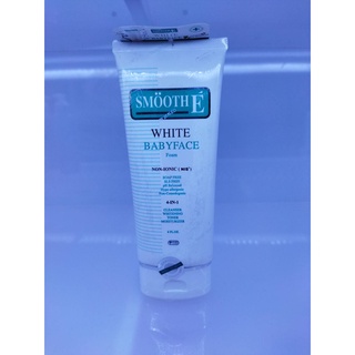 Smooth E WHITE Baby Face Foam สมูทอี เบบี้เฟส โฟม โฟมสูตรไม่มีฟอง 6 OZ 11540