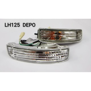 ไฟ​ในกันชนหน้า​ TOYOTA​ หัวจรวด​ LH125.YH125 ลายเพชร​ รุ่นตา…