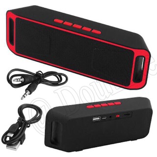 Doulike ลำโพงบลูทูธพกพา Wireless Speaker Super Bass รุ่น SC-208